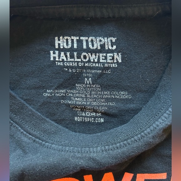 Hot Topic Halloween Long-Sleeve T-Shirt Medium - Picture 4 of 4